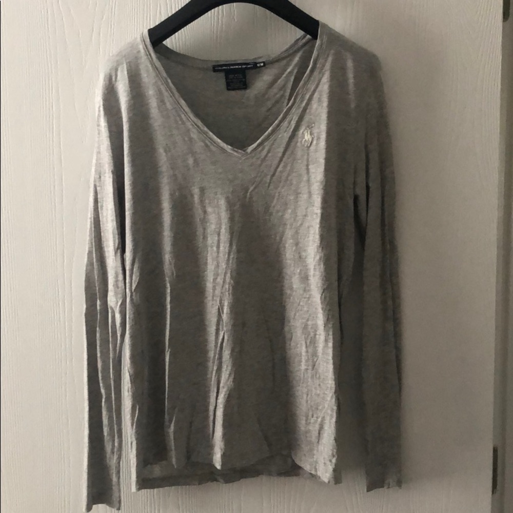 Polo long sleeve v neck